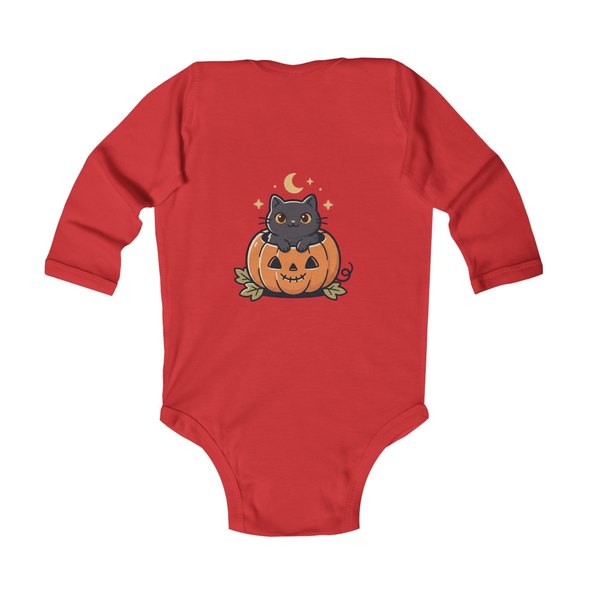 Infant Bodysuit - "Spooky Cute" Halloween Ghost & Pumpkin Baby Onesie